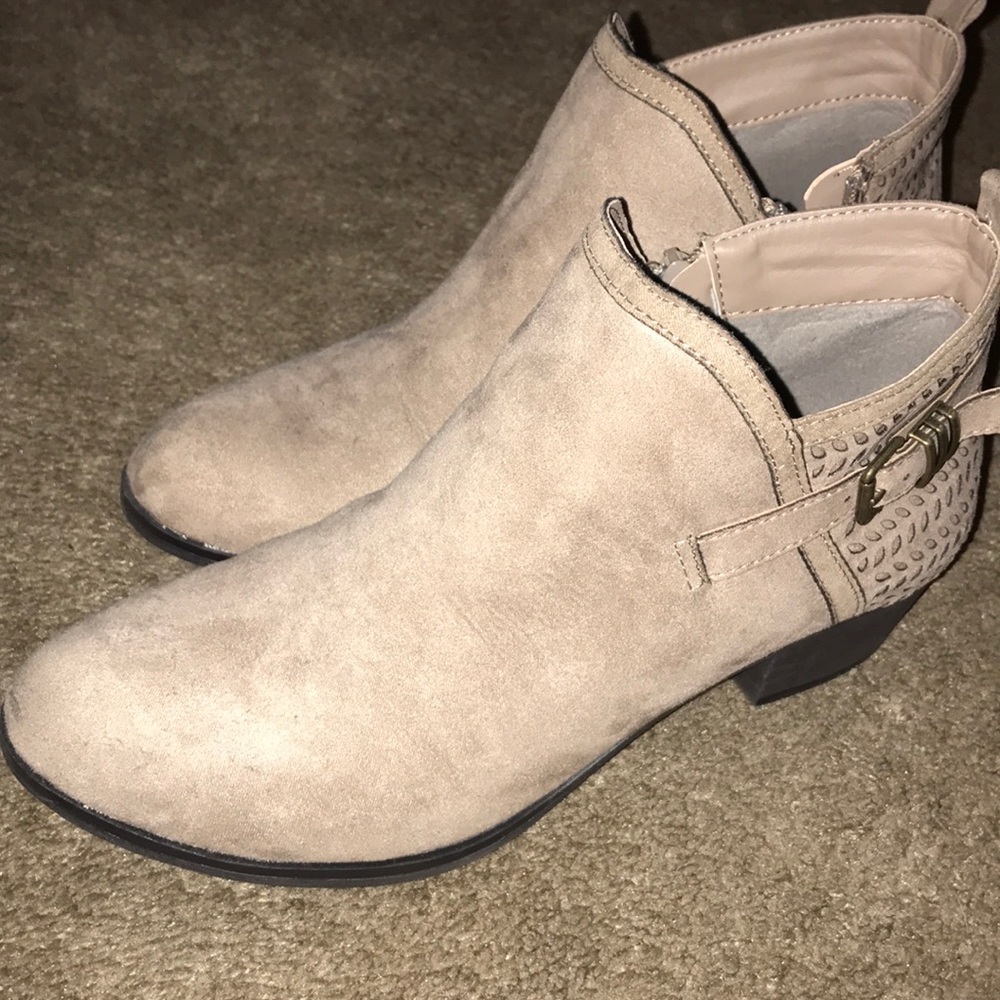 Brown booties